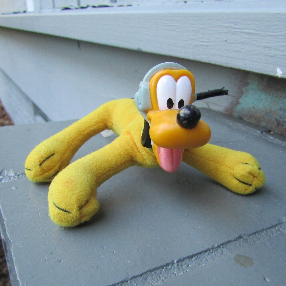 Disney Pluto Stuffed Dog Plush Style Body with Headphones for McDonalds